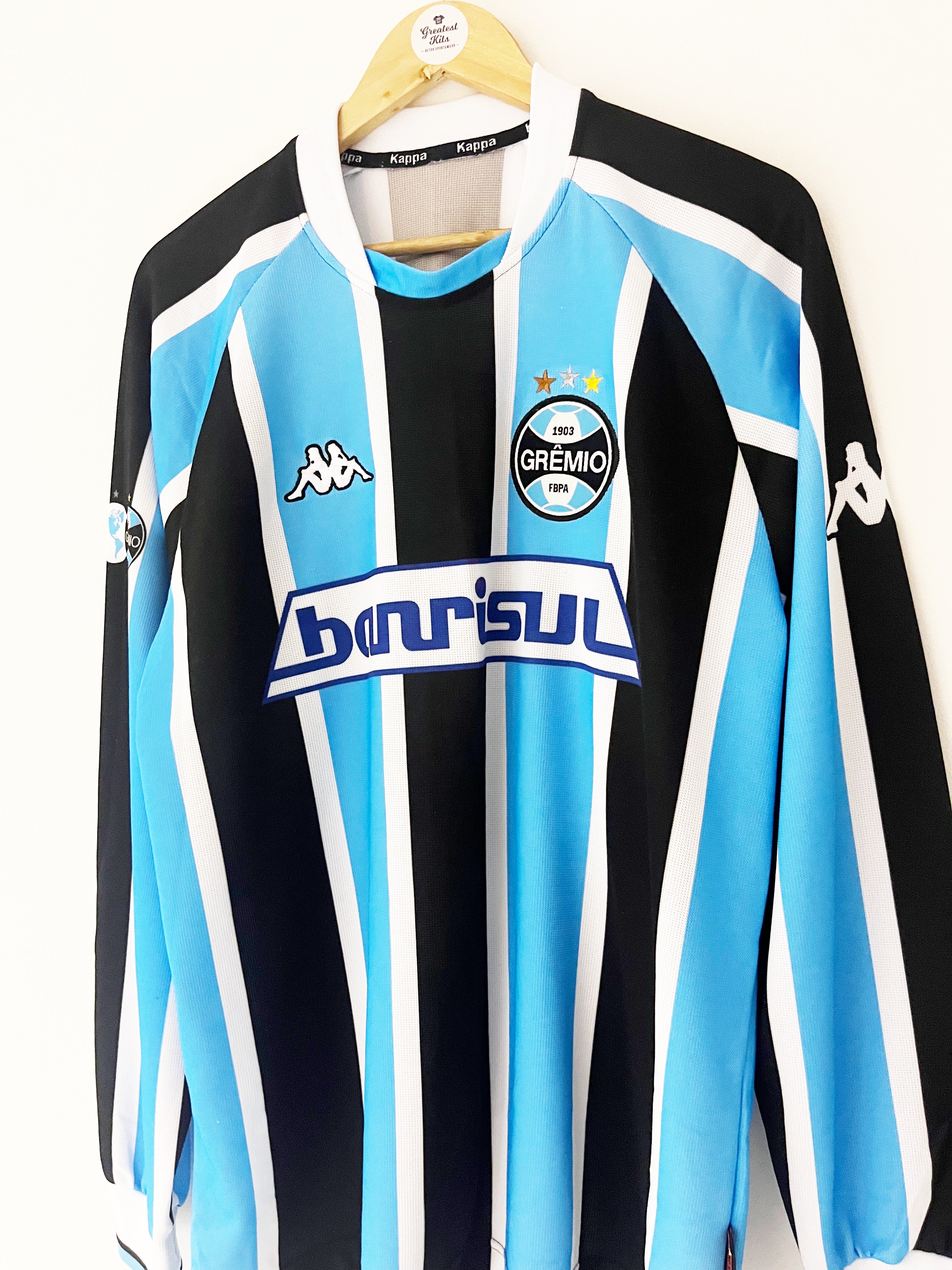 2002/03 Gremio Home L/S Shirt #10 (L) 9/10
