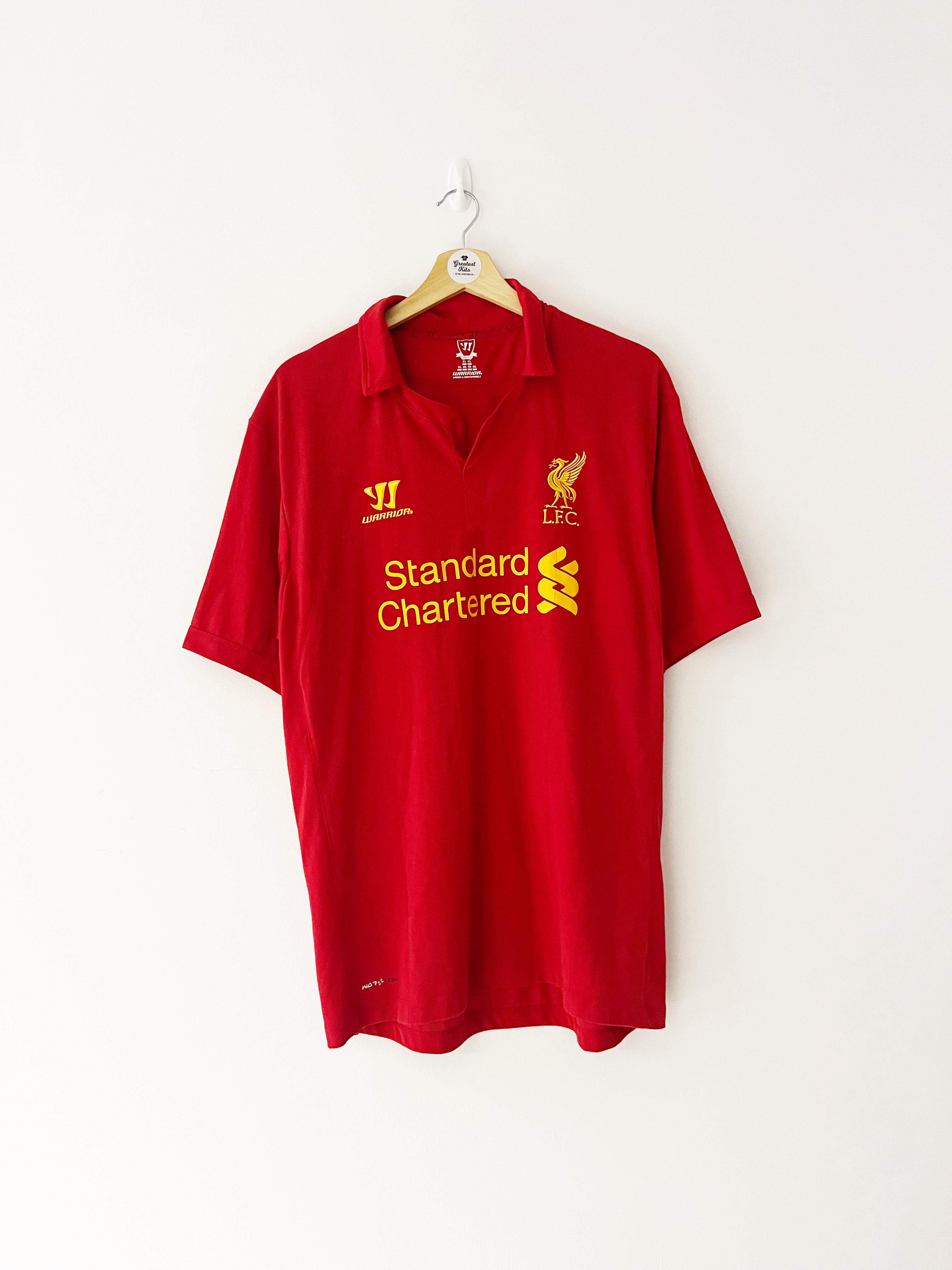 2012/13 Liverpool Home Shirt Gerrard #8 (XL) 9/10