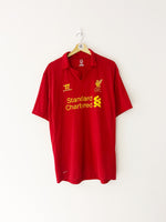 2012/13 Liverpool Home Shirt Gerrard #8 (XL) 9/10