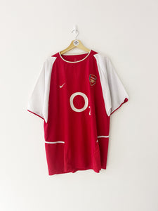 2002/04 Arsenal Home Shirt (XL) 9/10