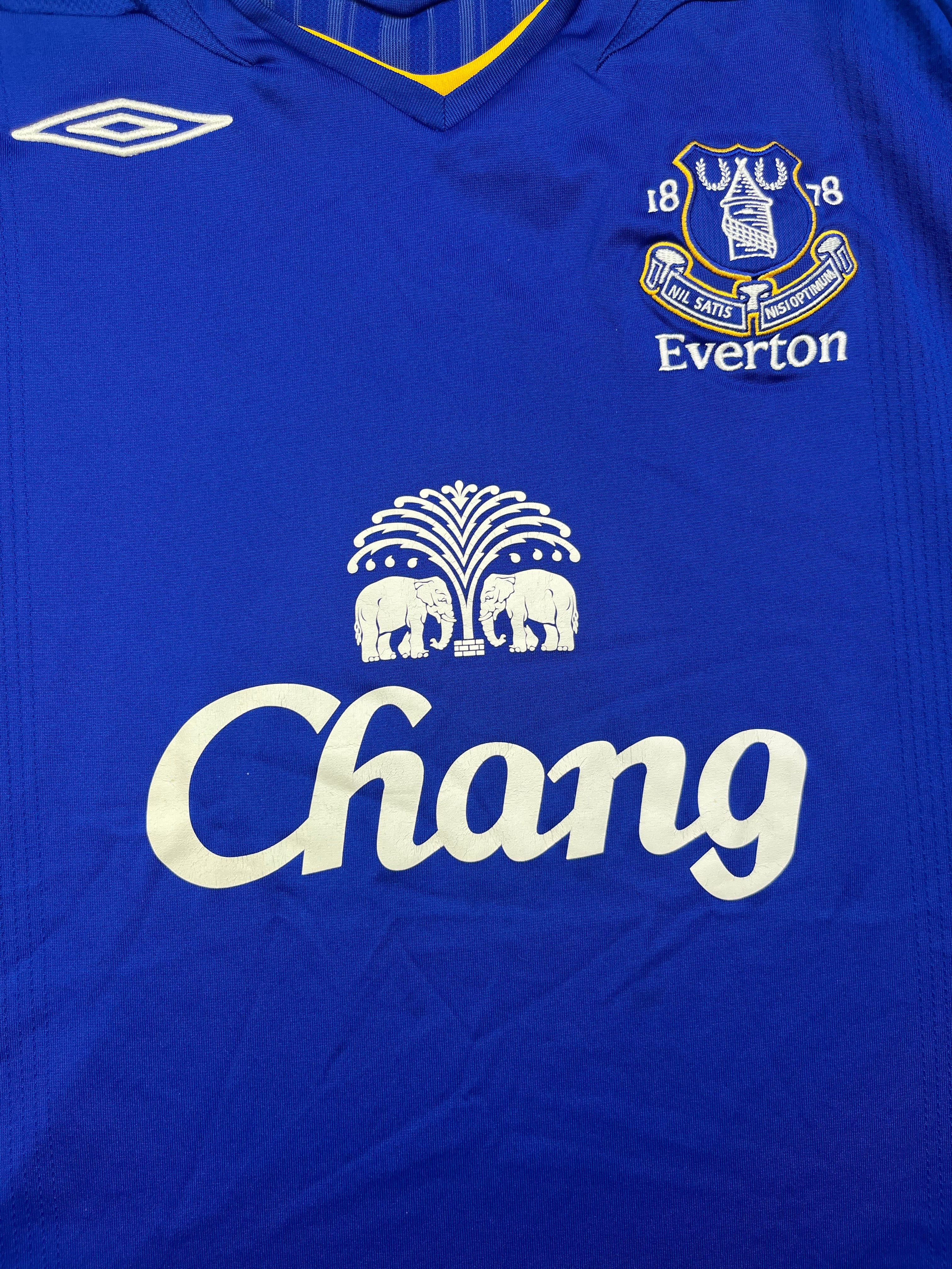 2007/08 Everton Home Shirt (XL) 9/10