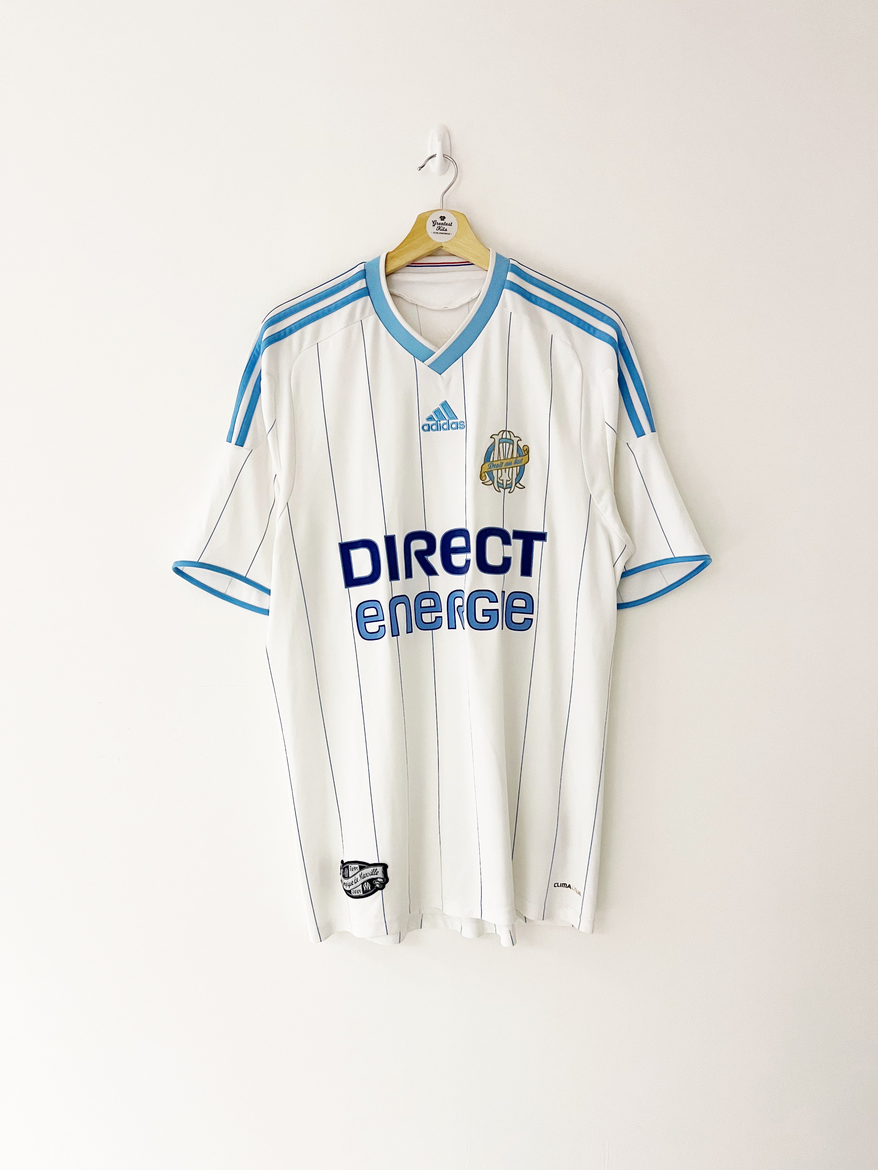 2009/10 Marseille Home Shirt (L) 9/10