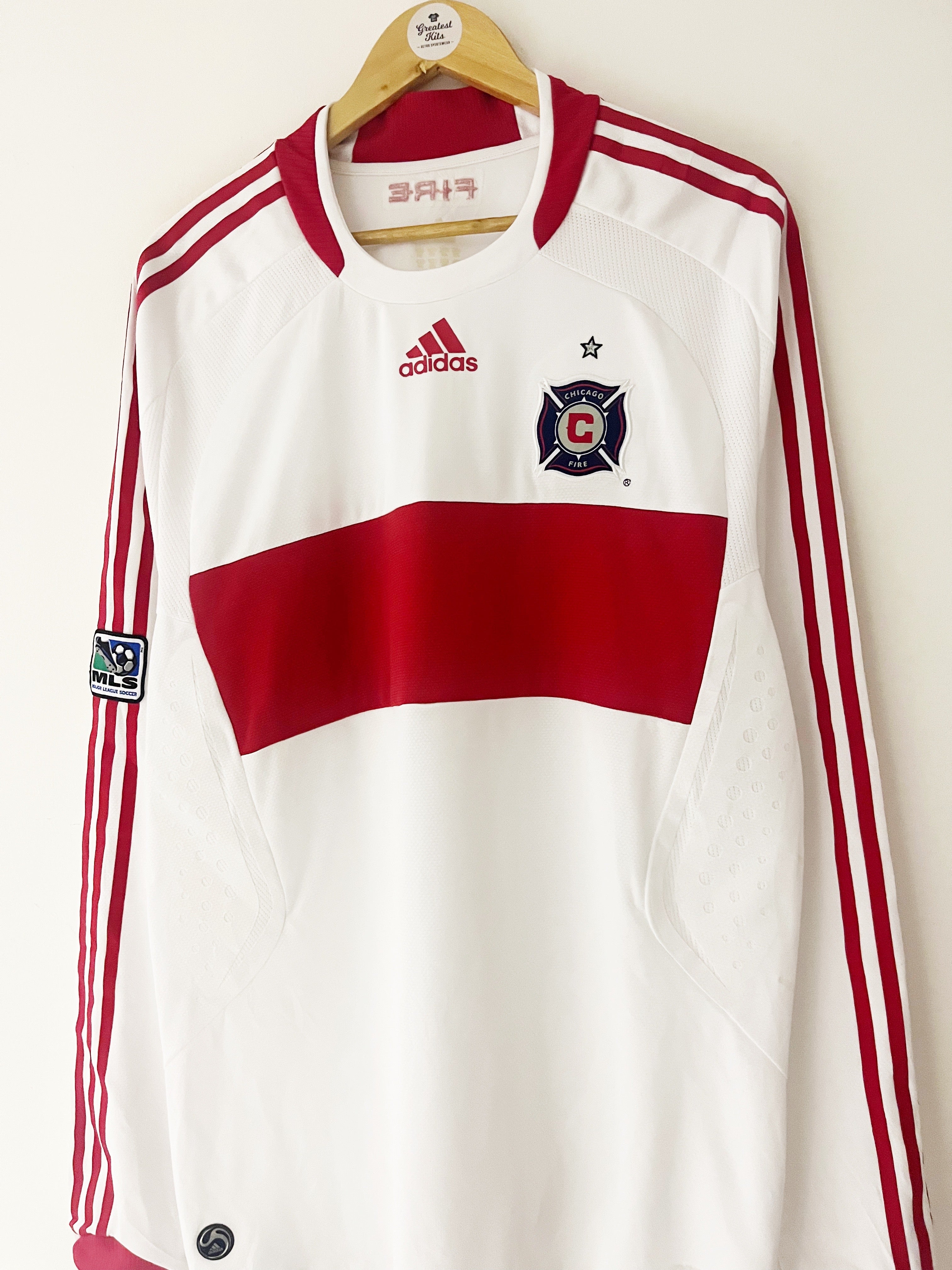 2008 Chicago Fire Home L/S Shirt (XL) 9/10