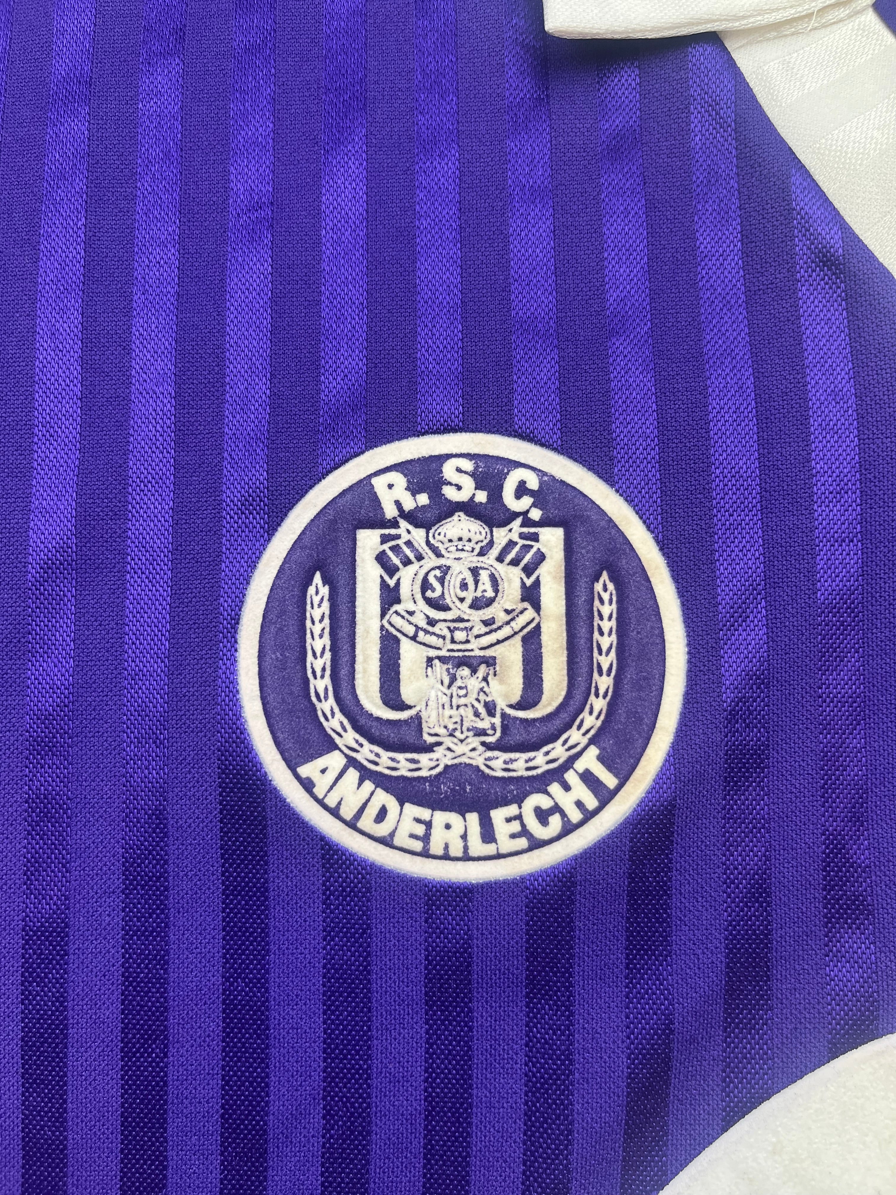 1990/91 Anderlecht Home Shirt (M) 8.5/10