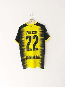 2017/18 Borussia Dortmund CL Home Shirt Pulisic #22 (M) 8/10