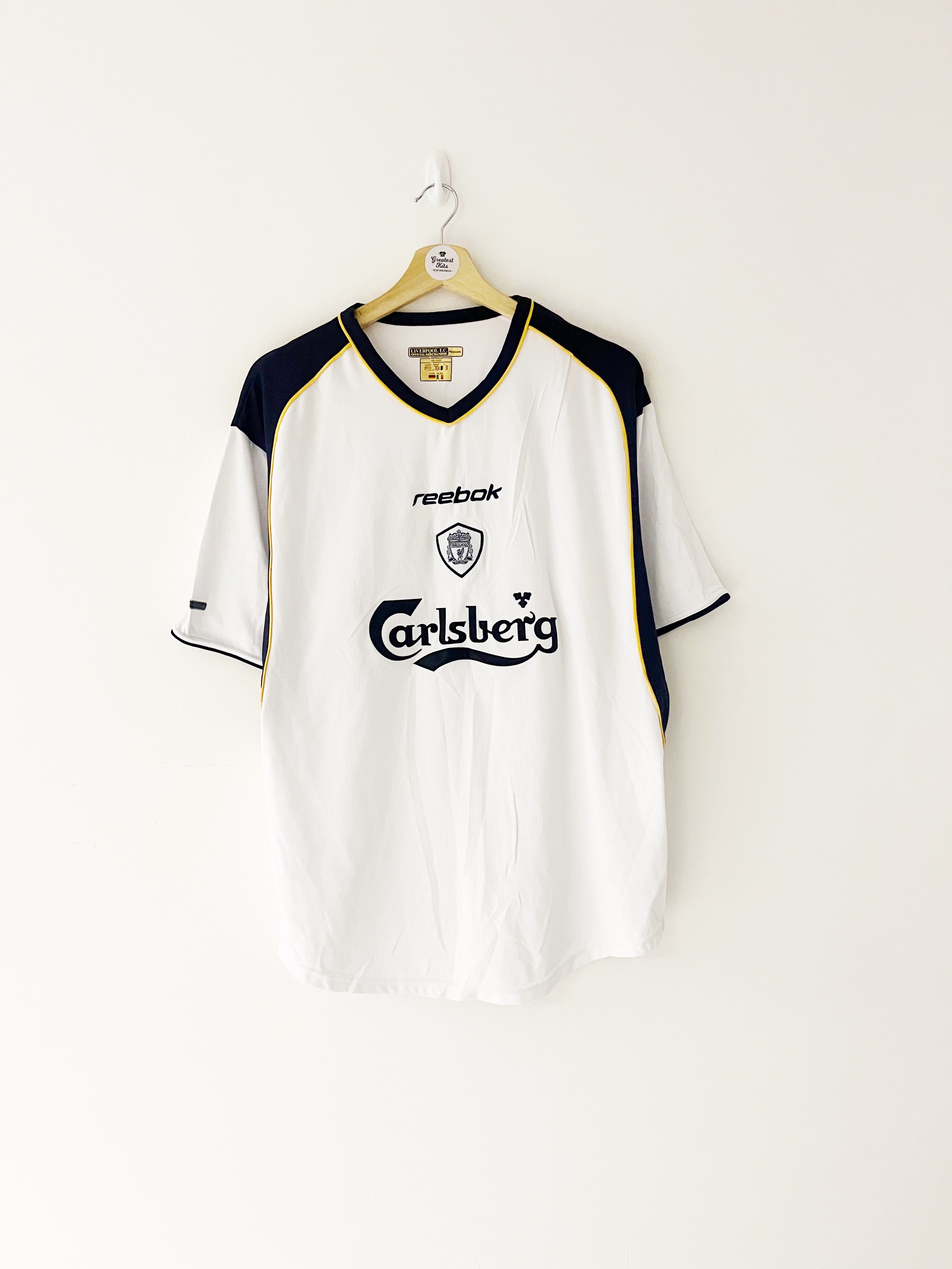 2001/03 Liverpool Away Shirt (L) 9/10