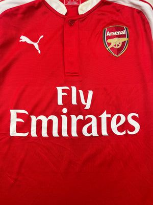 2015/16 Arsenal Home L/S Shirt Arteta #8 (S) 9/10