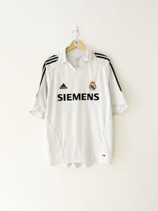 2005/06 Real Madrid Home Shirt (L) 9/10