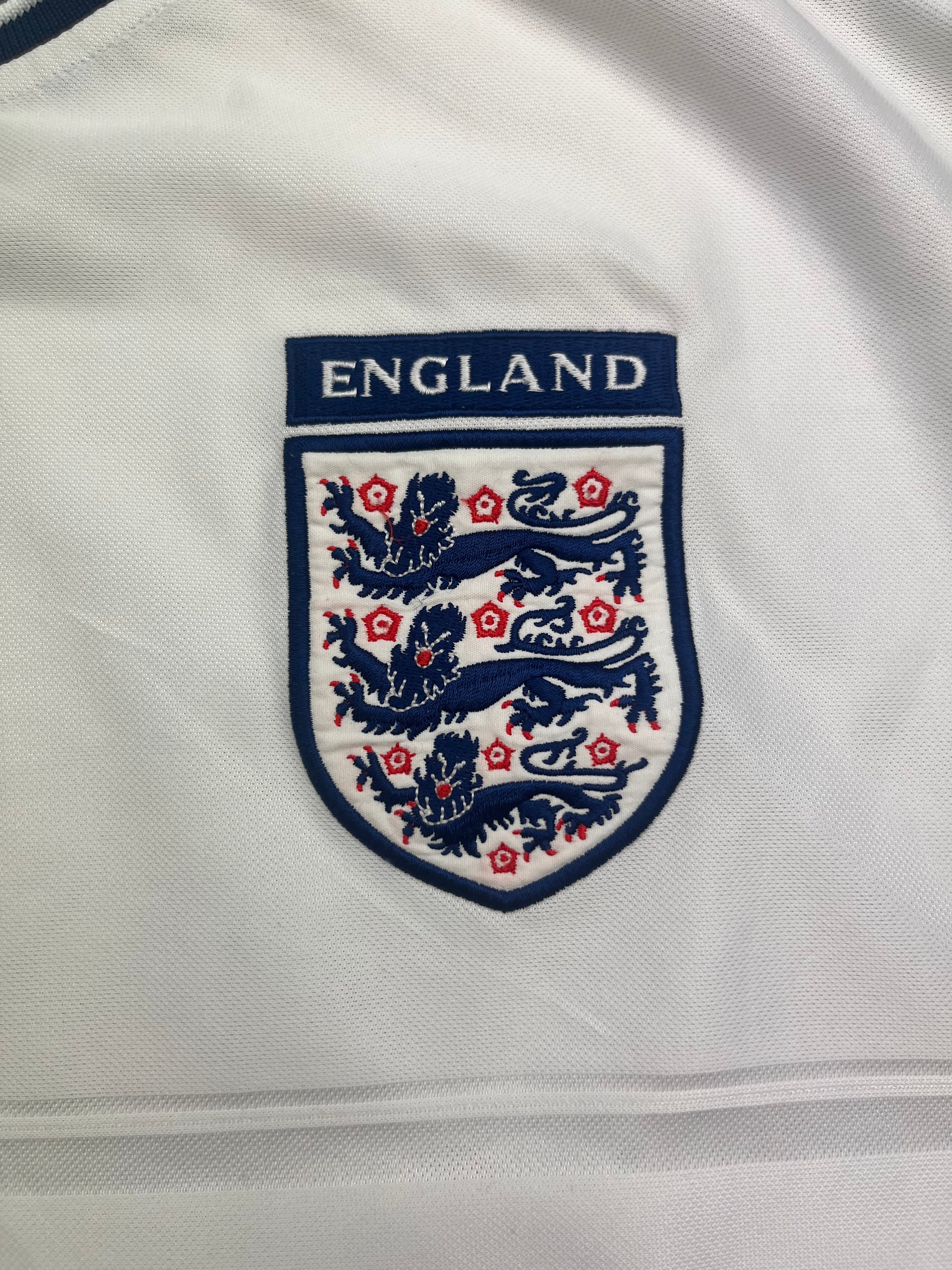 1999/01 England Home Shirt (XL) 9/10