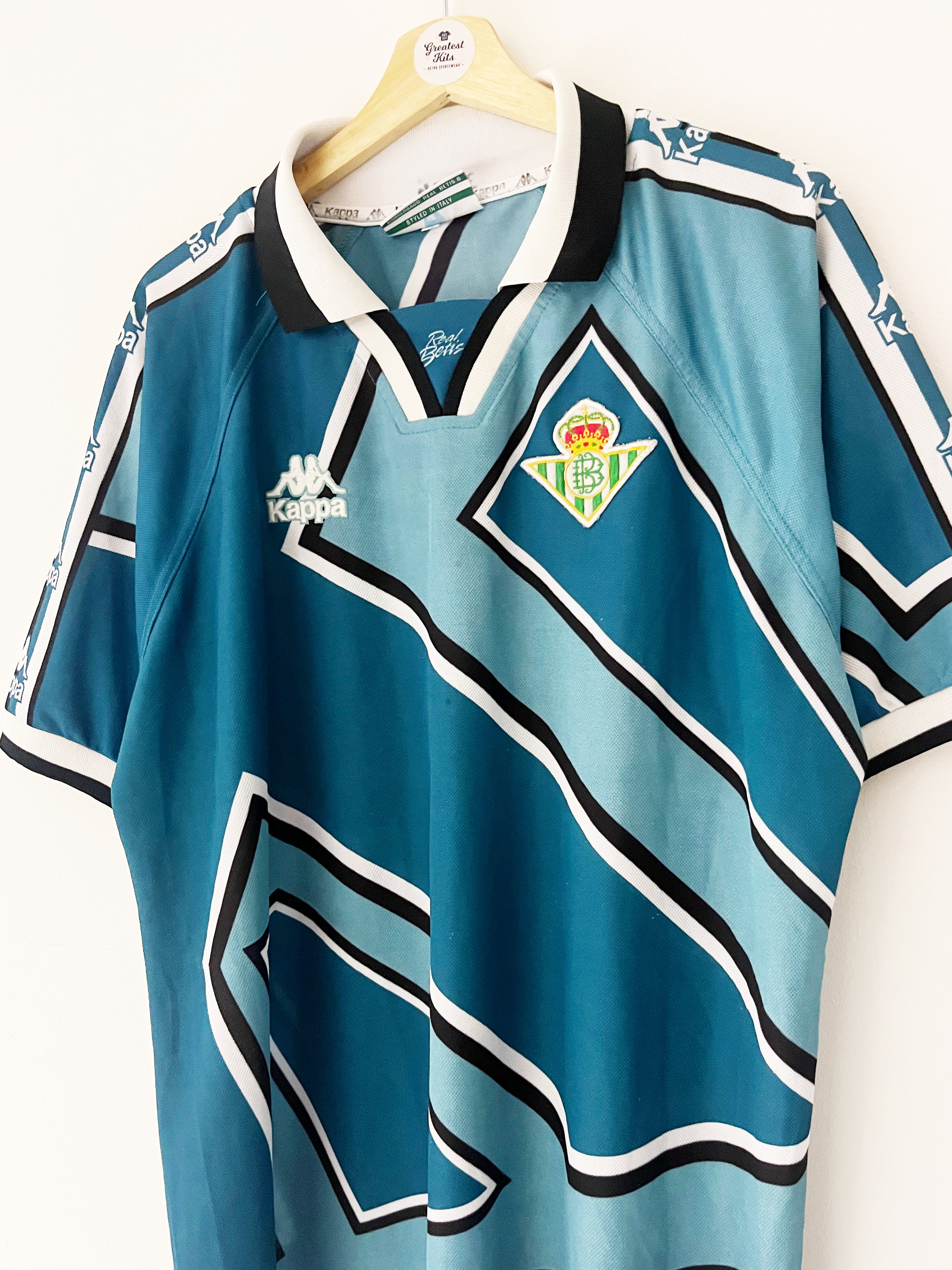 1995/97 Real Betis *Player Issue* Away Shirt #10 (XL) 8/10