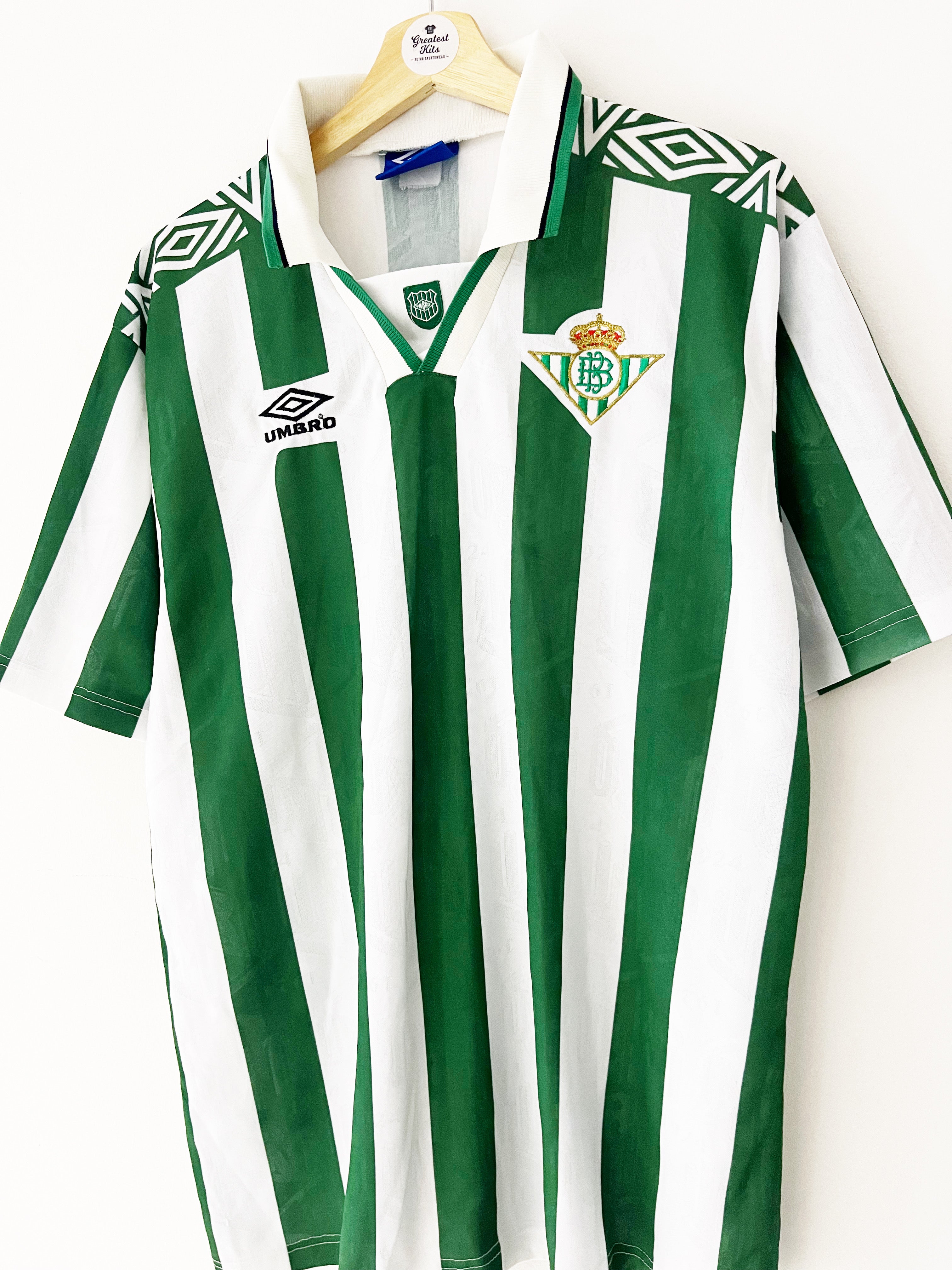 1994/95 Real Betis Home Shirt (XL) 9/10