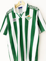 1994/95 Real Betis Home Shirt (XL) 9/10