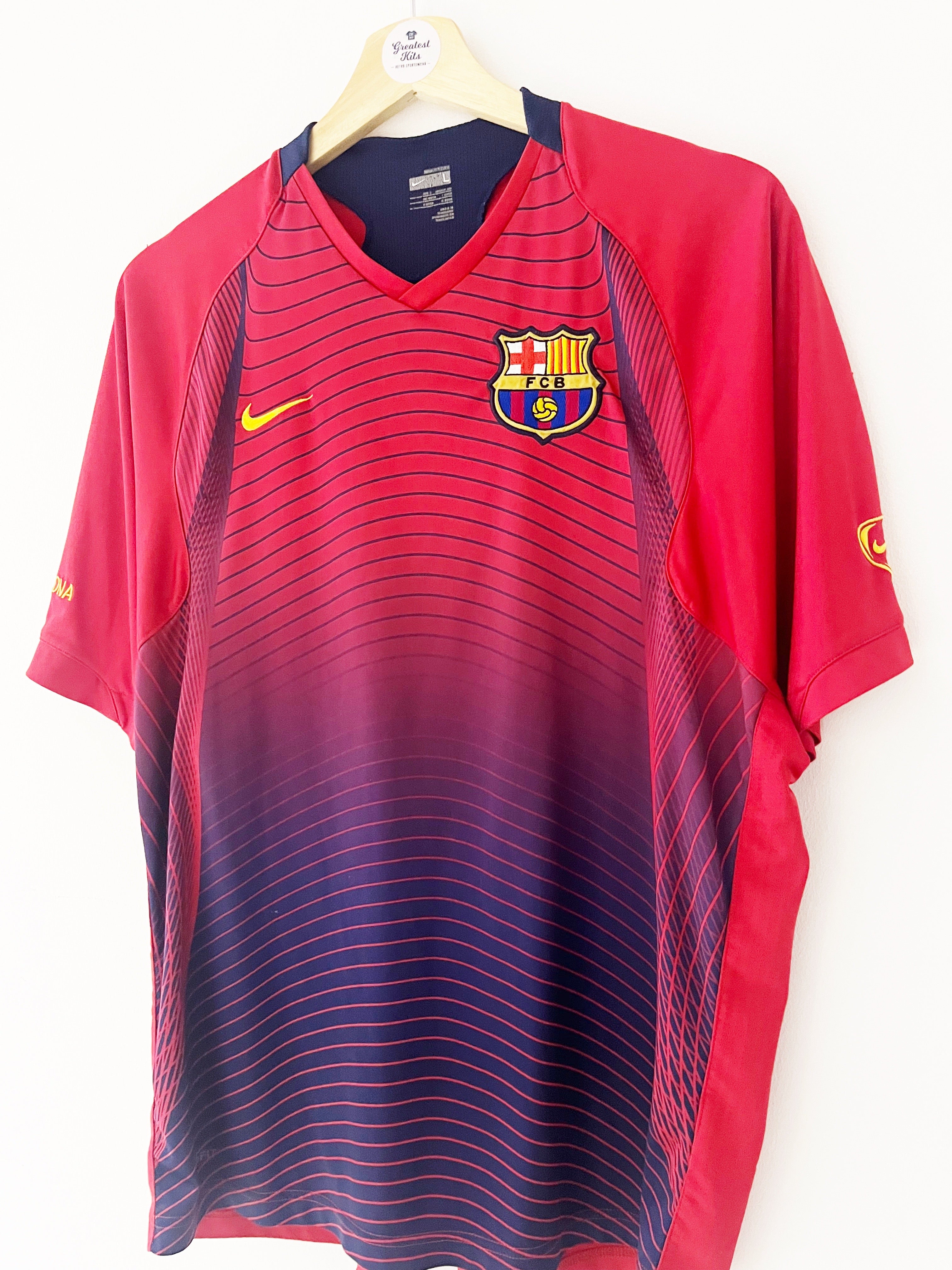 2007/08 Barcelona Training Shirt (L) 9/10