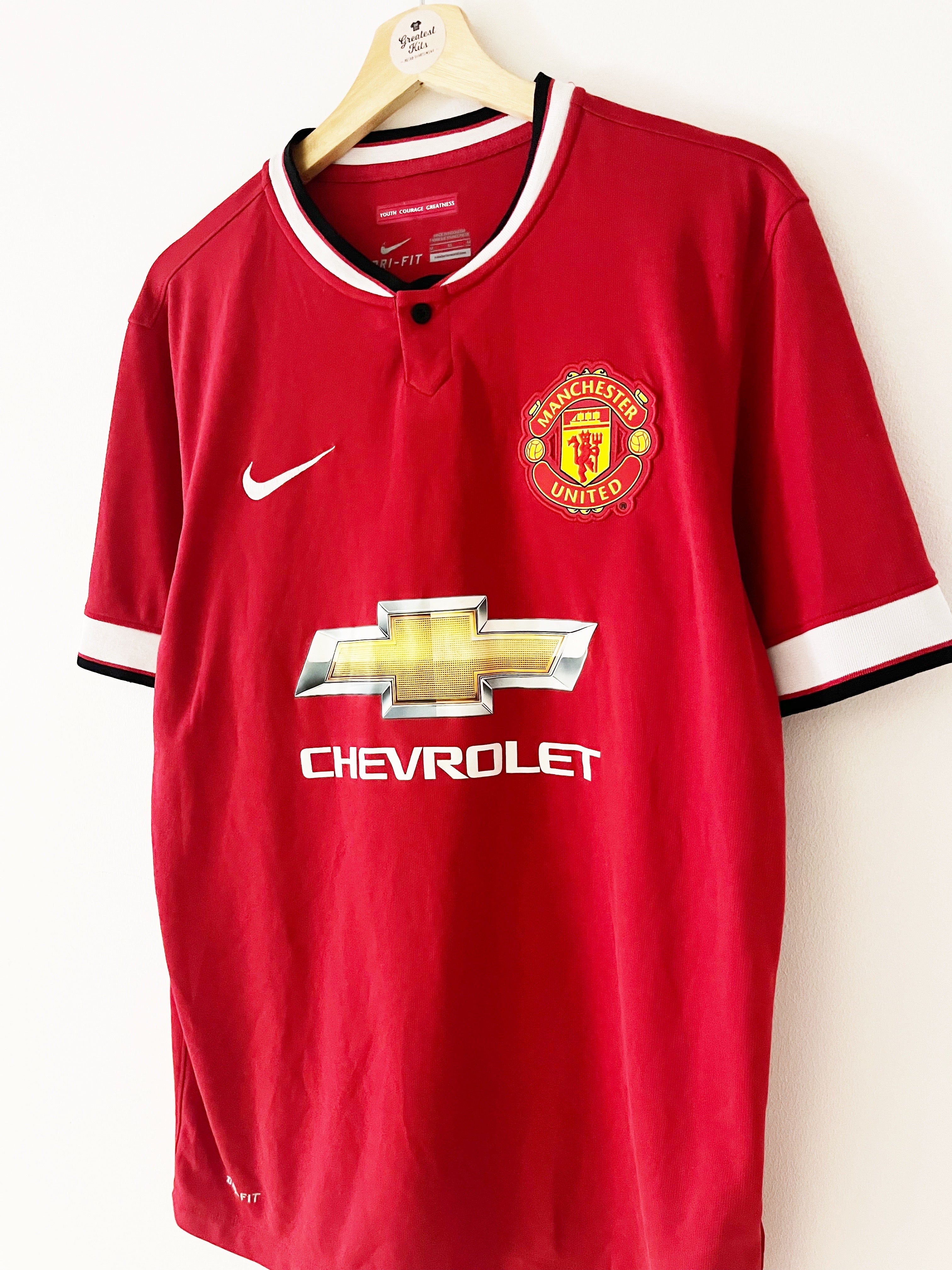 2014/15 Manchester United Home Shirt (M) 9/10