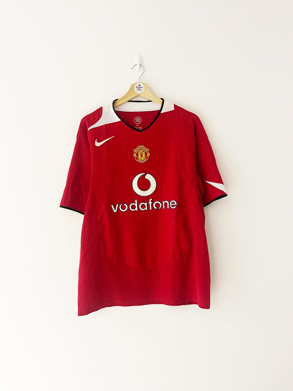 2004/06 Manchester United Home Shirt (M) 9/10