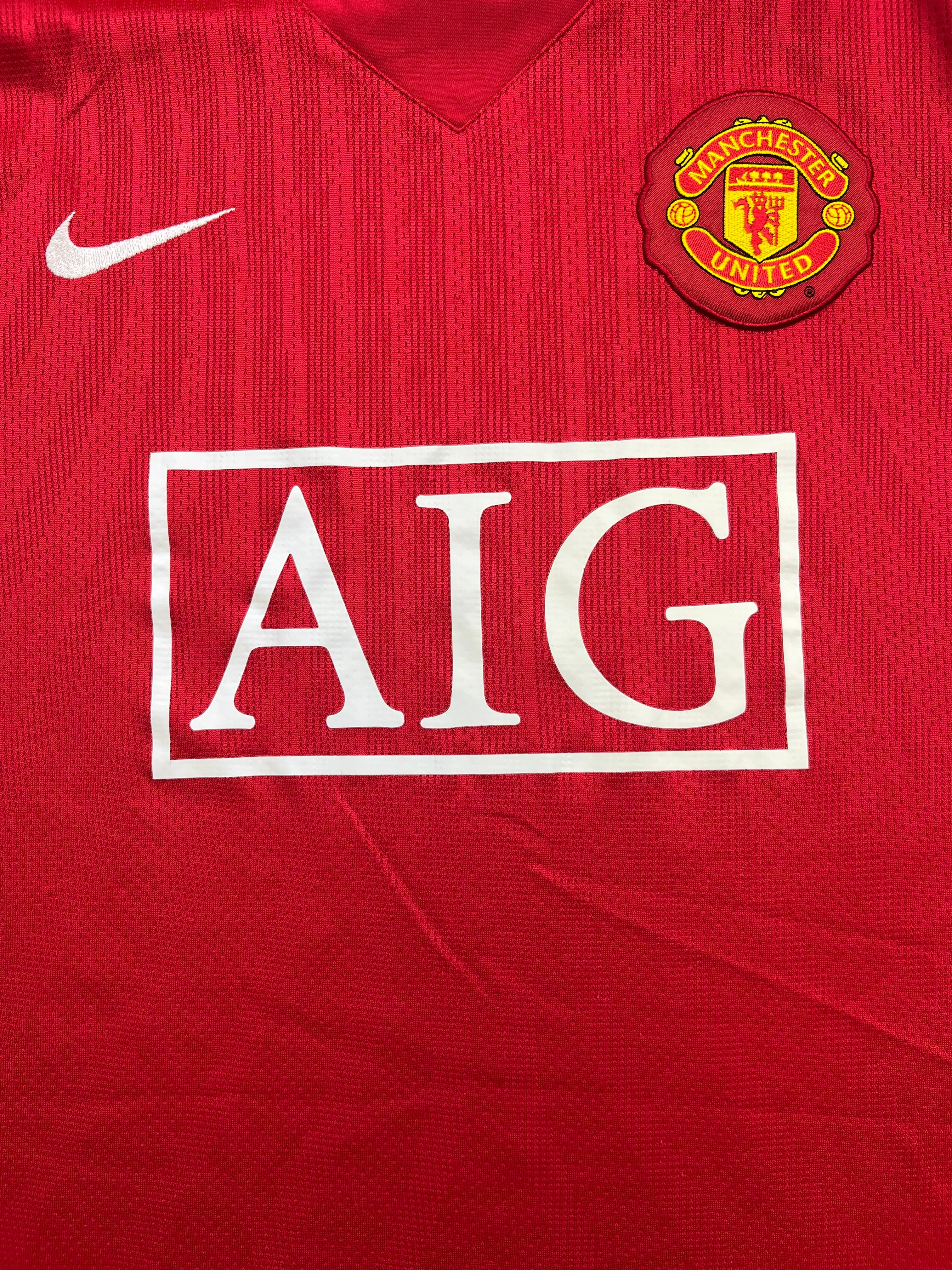 2007/09 Manchester United Home Shirt (L) 8/10