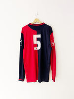 2012/13 Genoa U21’s Home L/S Shirt #5 (XL) 8.5/10