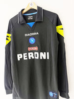 2002/03 Napoli Away L/S Shirt (XL) 9/10