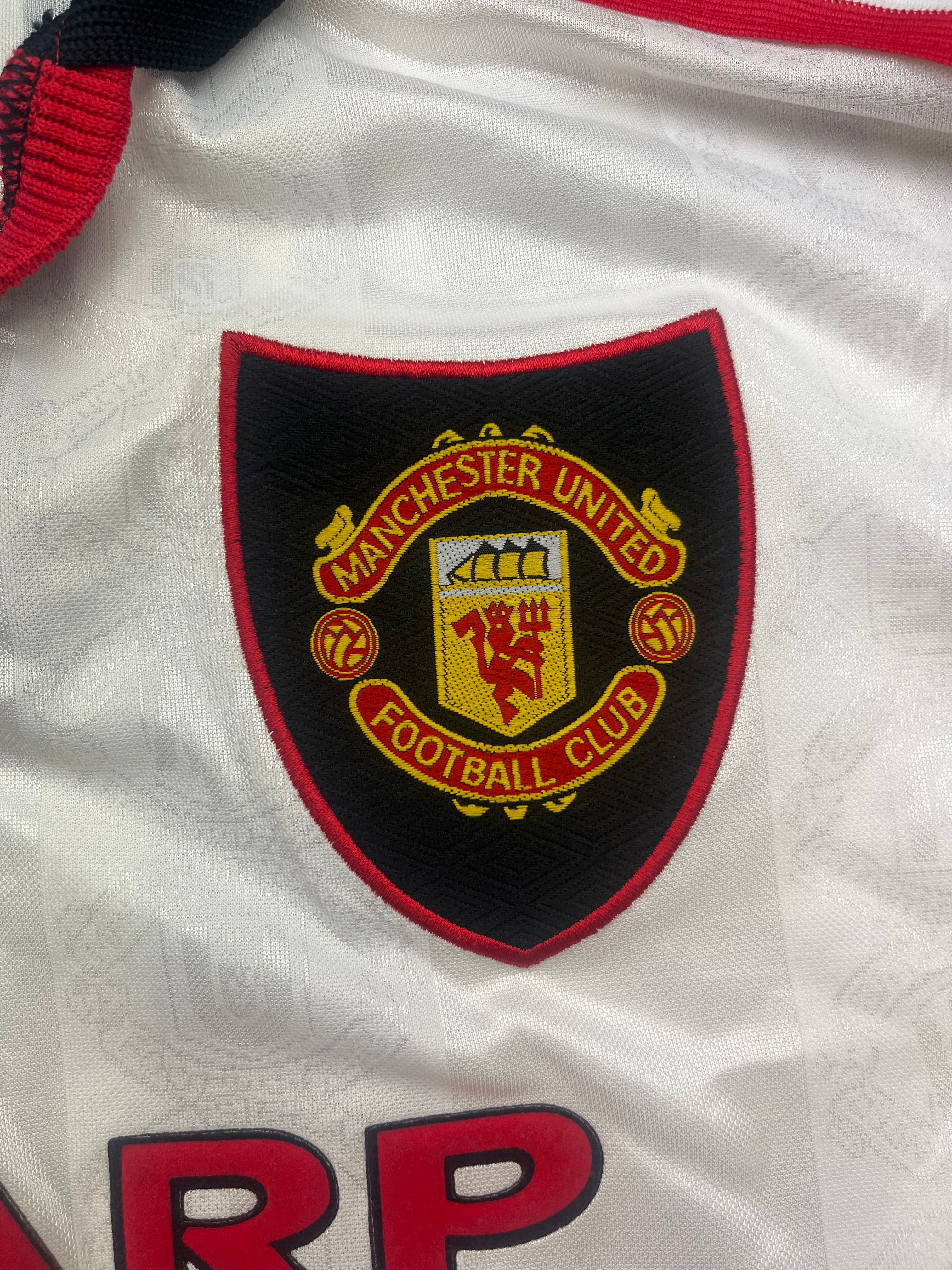 1997/99 Manchester United Away L/S Shirt Sheringham #10 (L) 9.5/10