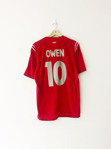 2004/06 England Away Shirt Owen #10 (M) 8/10