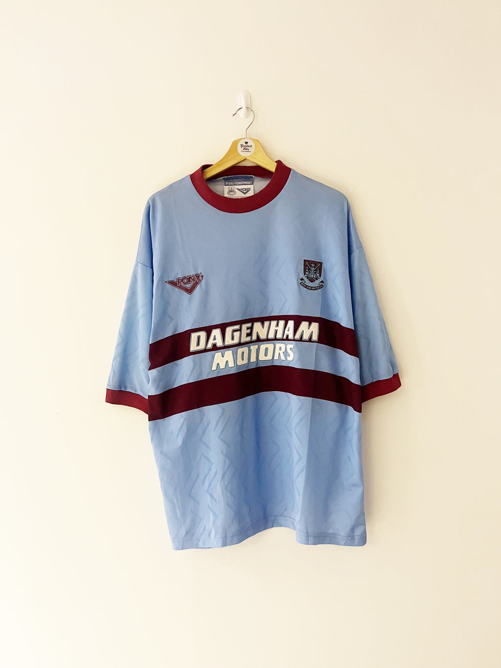 1993/95 West Ham Away Shirt (L) 8/10