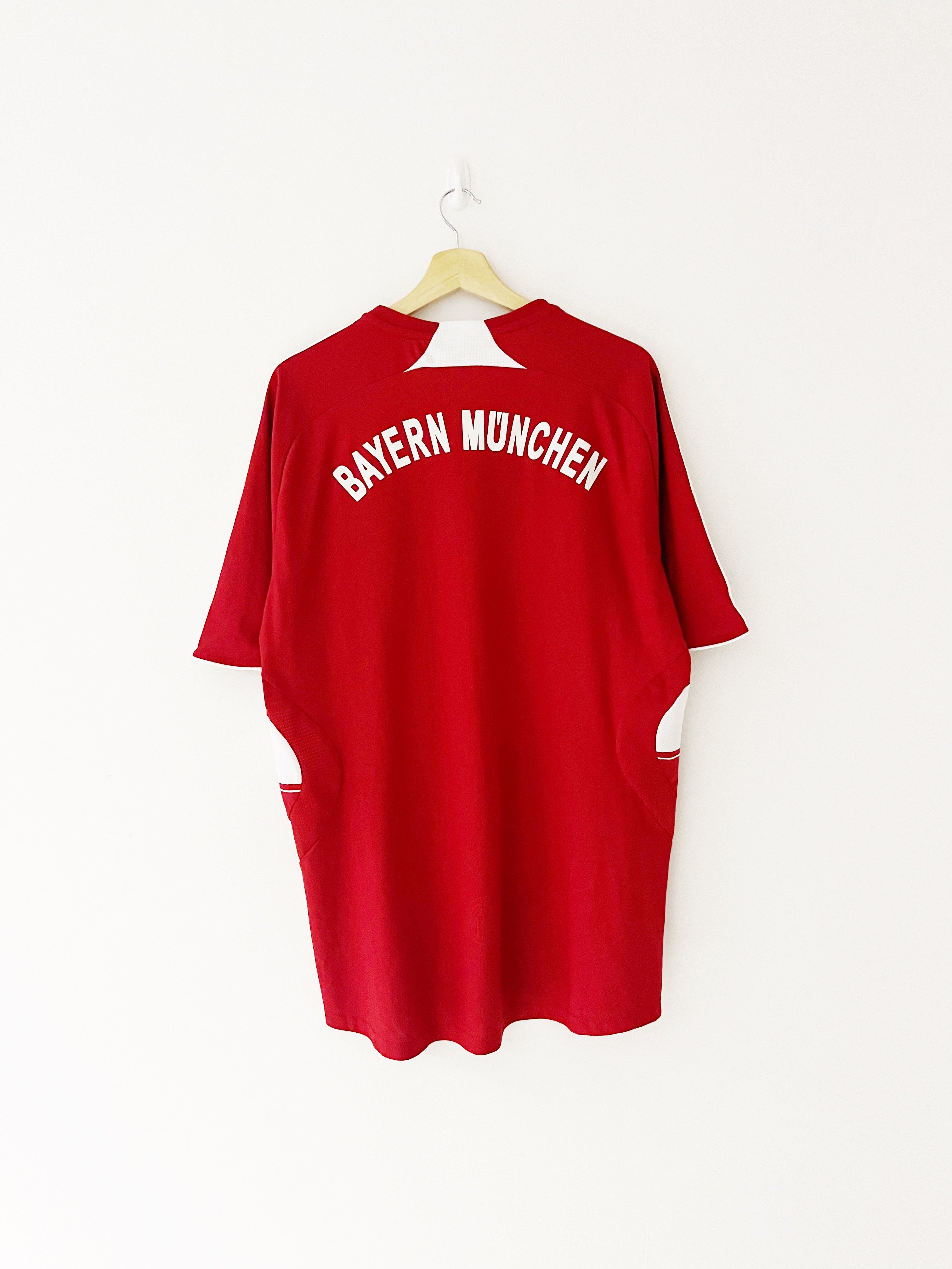 2007/09 Bayern Munich Home Shirt (XL) 9/10