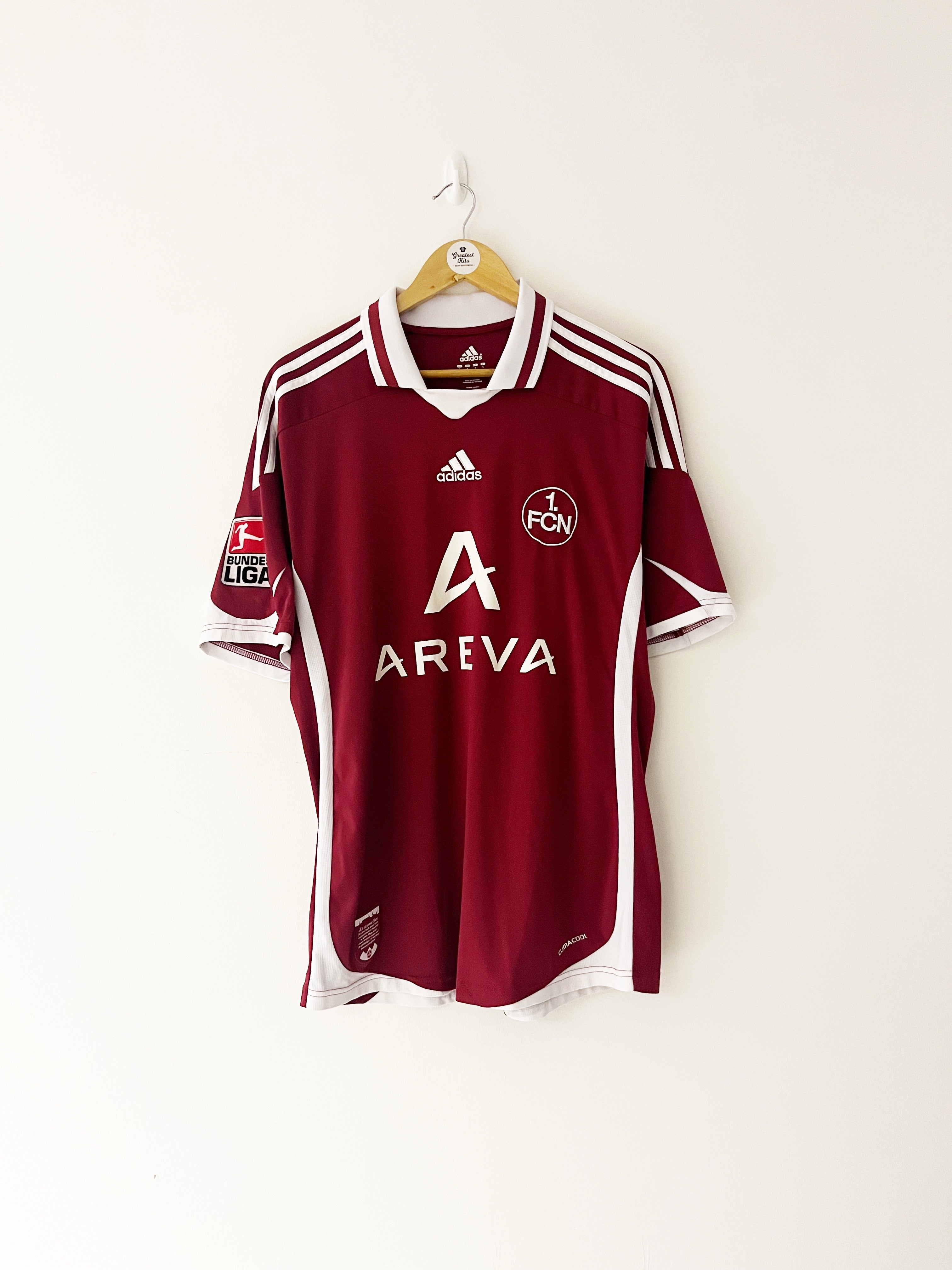 2010/11 FC Nurnberg Home Shirt Pinola #25 (L) 8/10