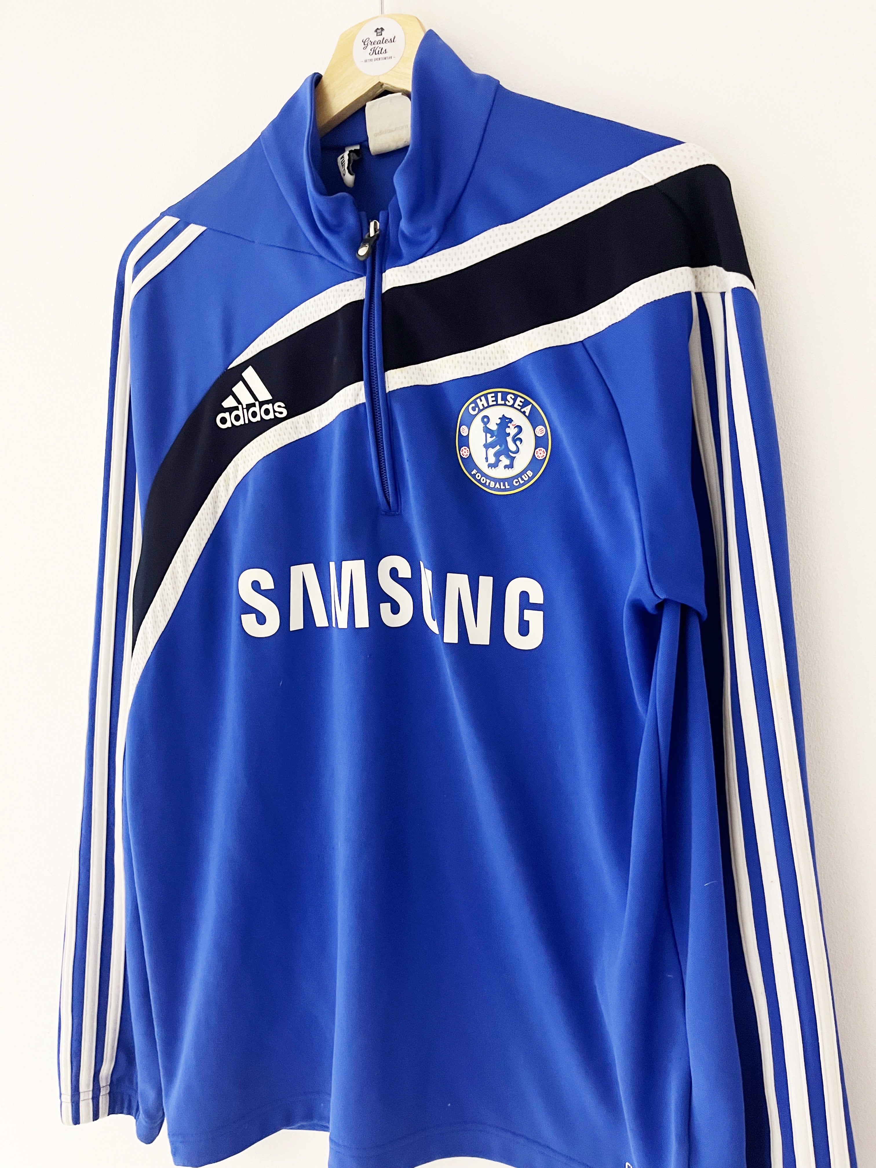 2009/10 Chelsea 1/4 Zip Training Jacket (L) 8.5/10