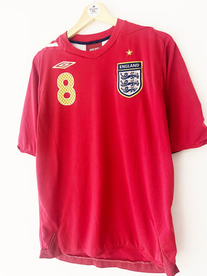 2006/08 England Away Shirt Lampard #8 (M) 8.5/10