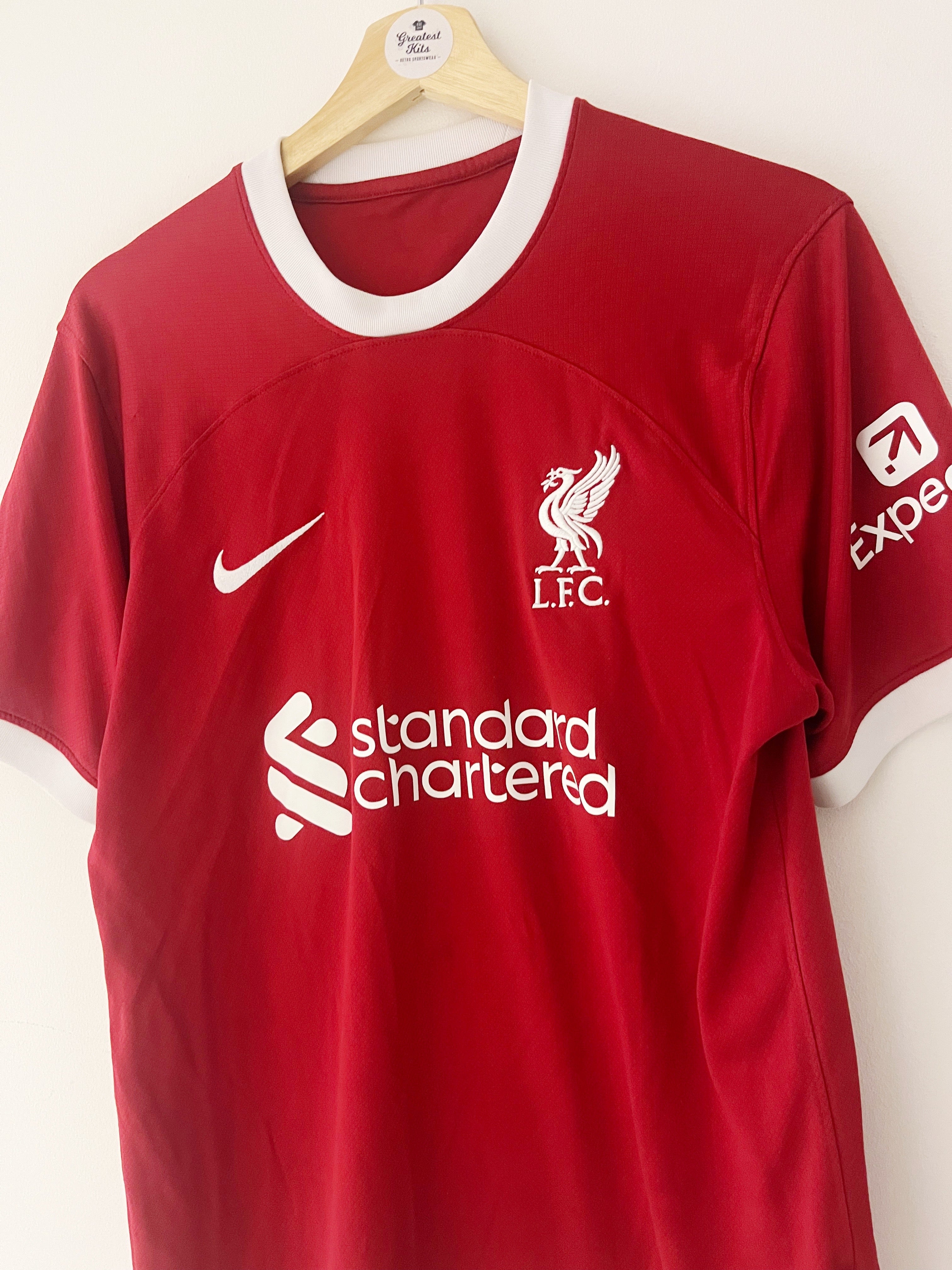 2023/24 Liverpool Home Shirt (M) 9/10