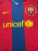 2007/08 Barcelona Home Shirt (M) 9/10
