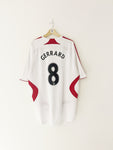 2007/08 Liverpool Away Shirt Gerrard #8 (XXL) 7/10