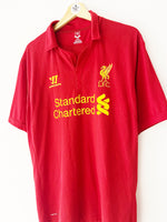 2012/13 Liverpool Home Shirt Gerrard #8 (XL) 9/10