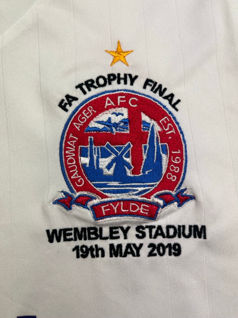 2019 AFC Fylde Home *FA Trophy Final* Shirt (S) 9/10