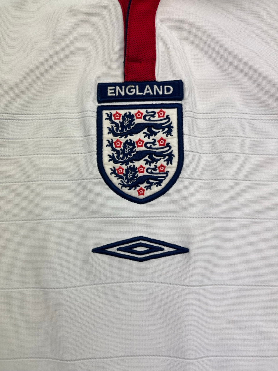 2003/05 England Home L/S Shirt (XL) 8/10