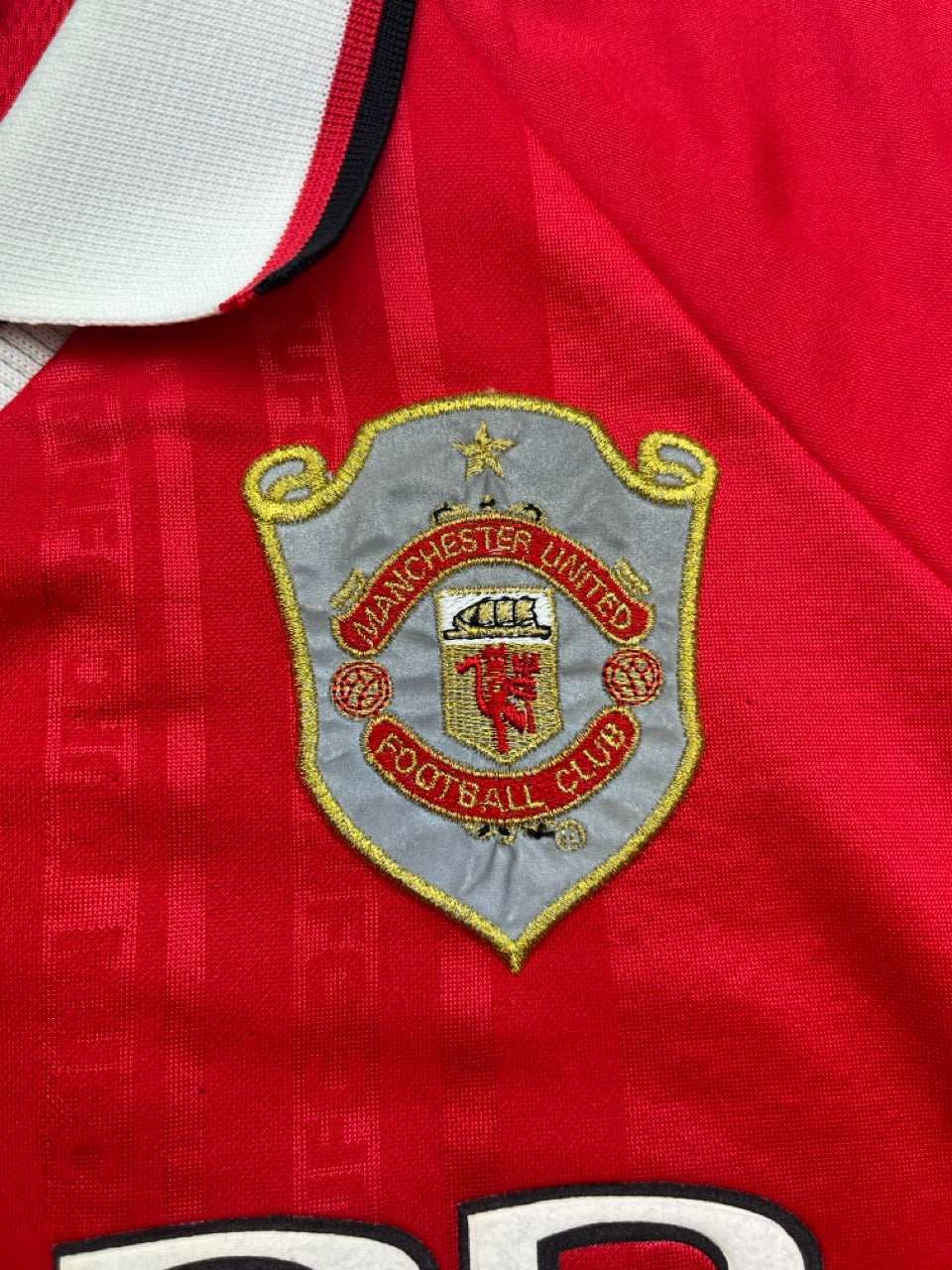 1997/00 Manchester United CL Home Shirt (L) 7.5/10