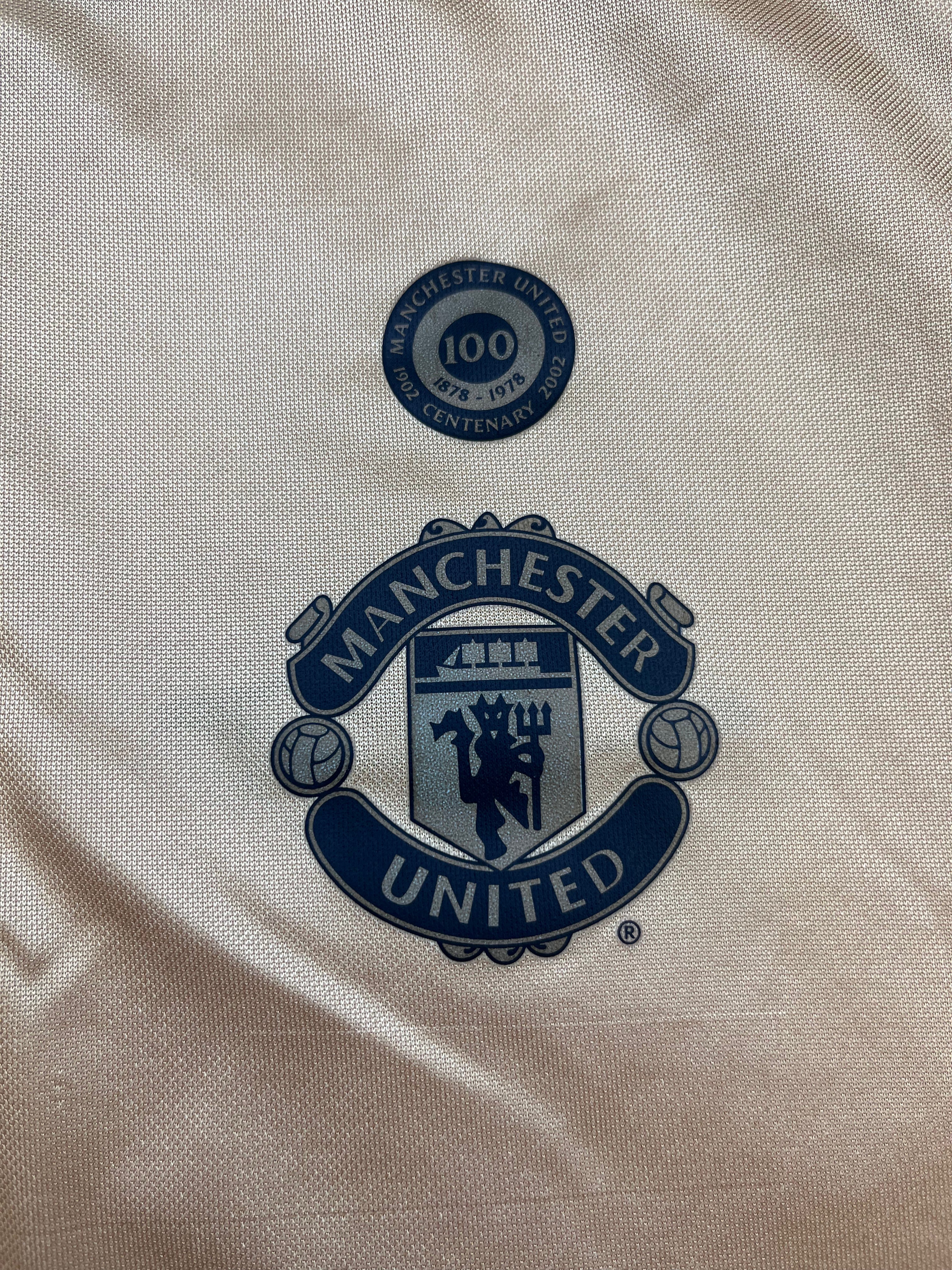 2001/02 Manchester United Reversible Away/Third Centenary Shirt (L) 8.5/10