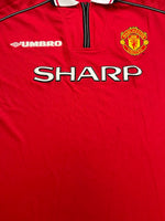 1998/00 Manchester United Home Shirt (L) 9/10