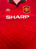 1994/96 Manchester United Home Shirt (M) 9/10