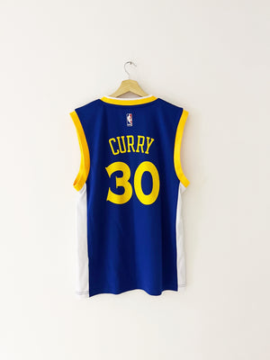 2014-17 Golden State Warriors Adidas Road Jersey Curry #30 (M) 9/10