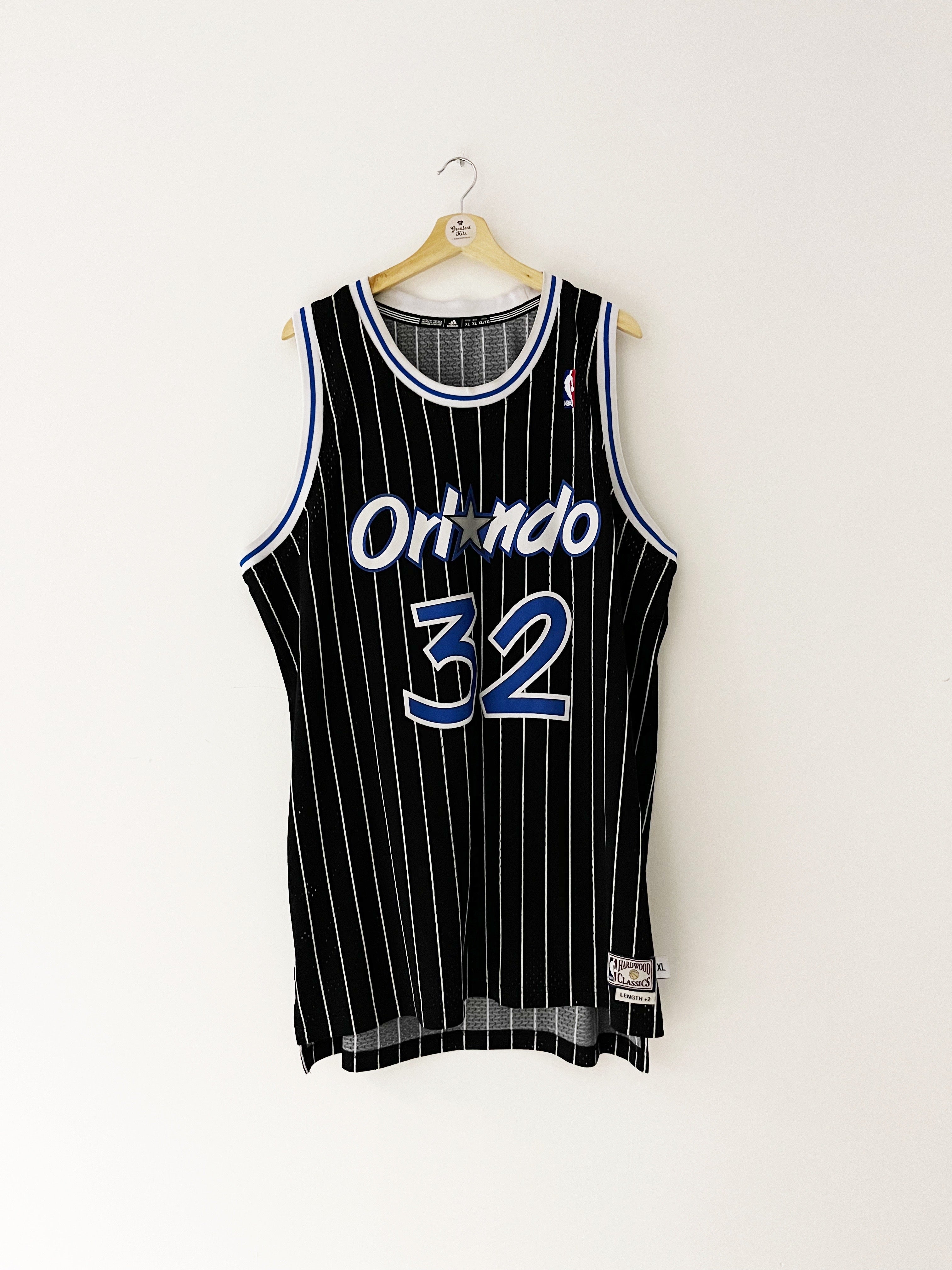 1992-96 Orlando Magic Adidas Hardwood Classics Road Jersey O’Neal #32 (XL) 9/10