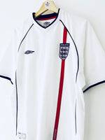 2001/03 England Home Shirt (L) 9/10