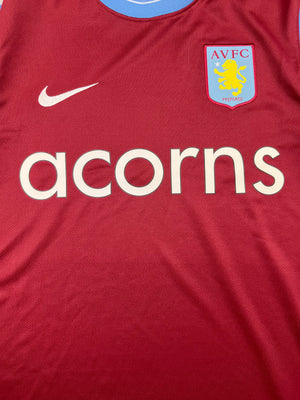 2009/10 Aston Villa Home Shirt (M) 9/10