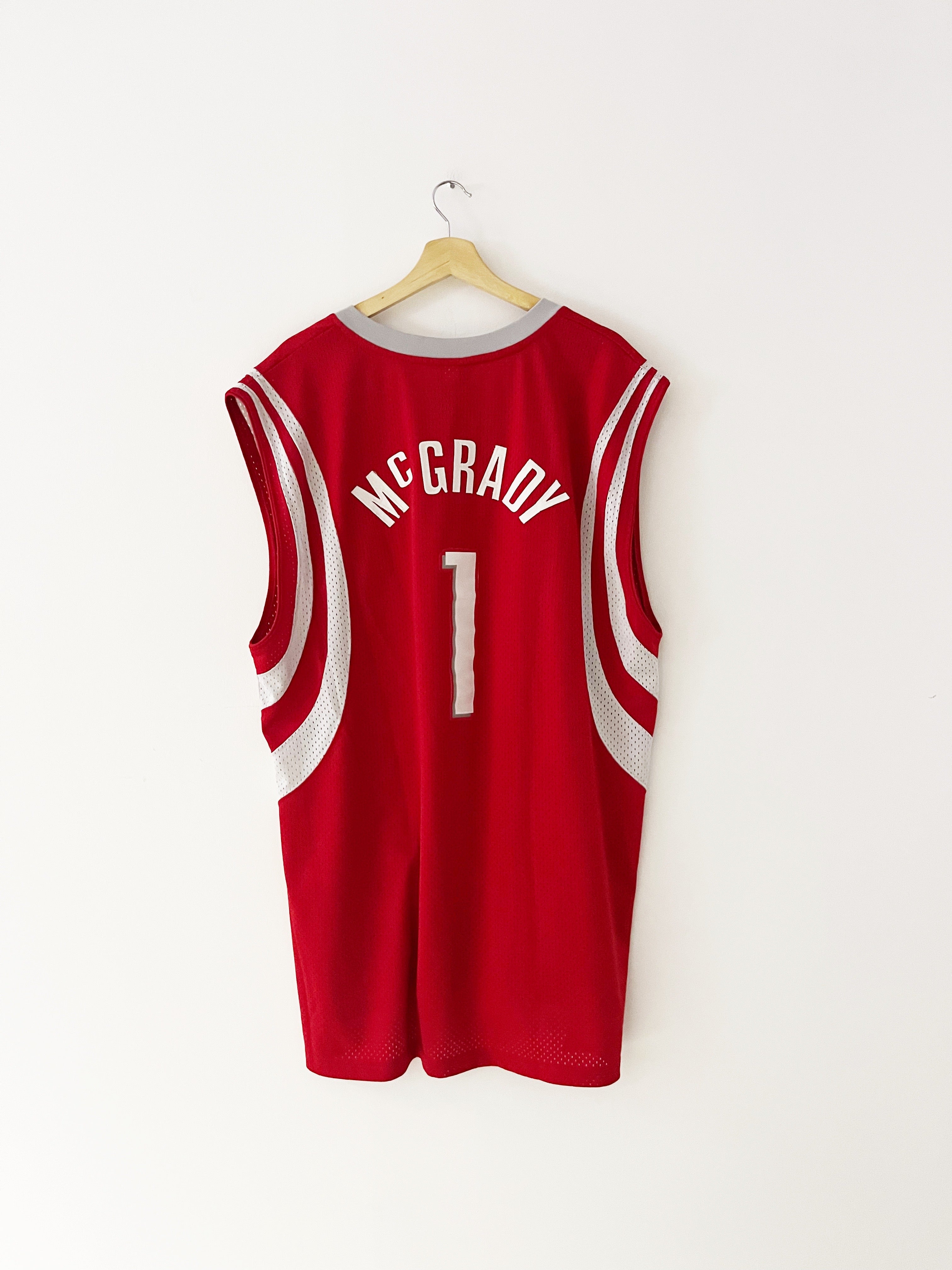 2003-06 Houston Rockets Reebok Road Jersey McGrady #1 (XL) 9/10