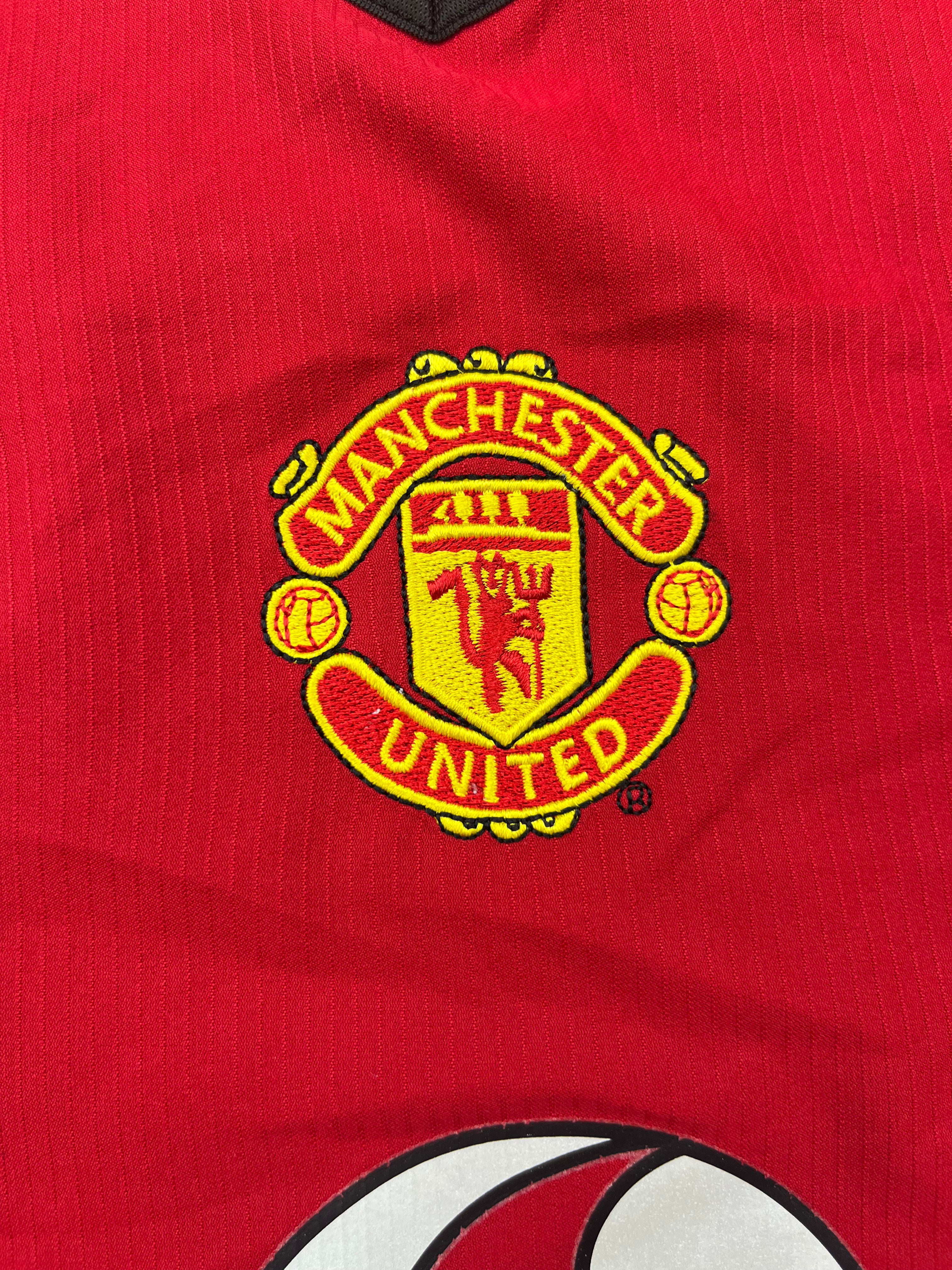 2004/06 Manchester United Home L/S Shirt (M) 9/10