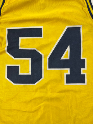 1995-98 Michigan Wolverines Nike Home Jersey #54 (L) 8/10