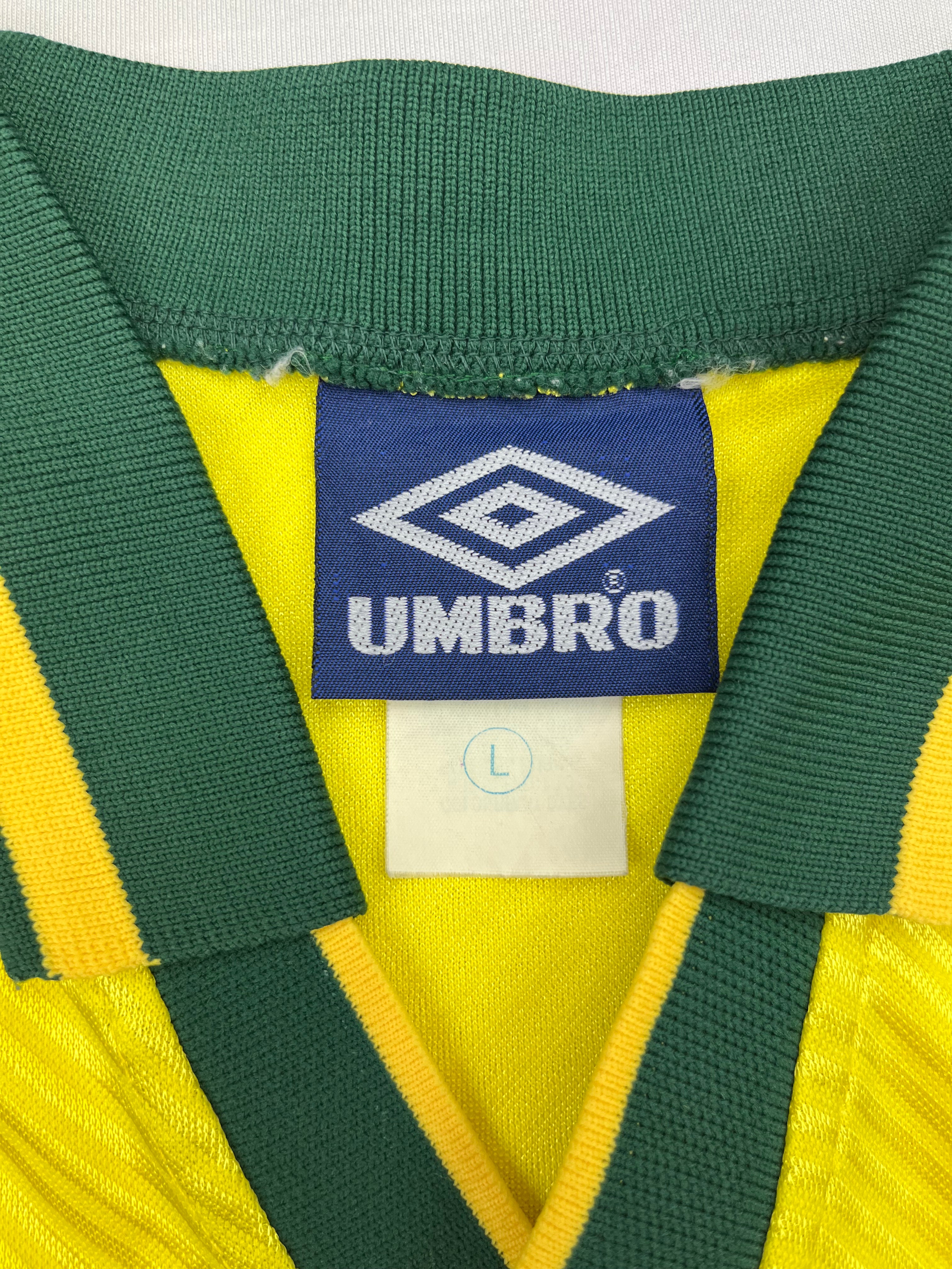 1994/97 Brazil Home Shirt (L) 9/10