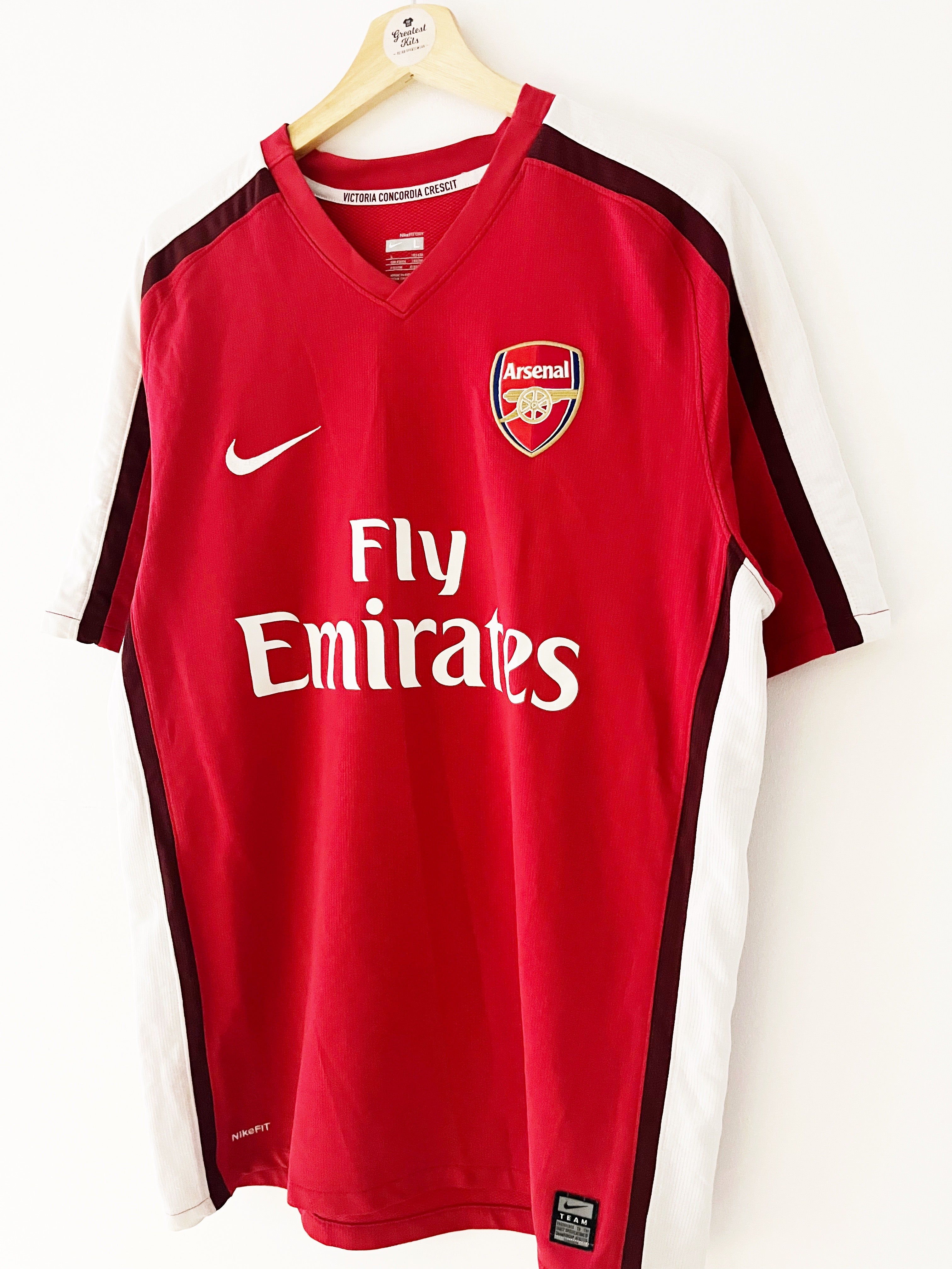 2008/10 Arsenal Home Shirt Fabregas #4 (L) 8.5/10