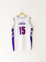 1999-04 Toronto Raptors Champion Home Jersey Carter #15 (XL) 9/10