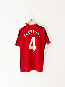 2008/10 Arsenal Home Shirt Fabregas #4 (L) 8.5/10